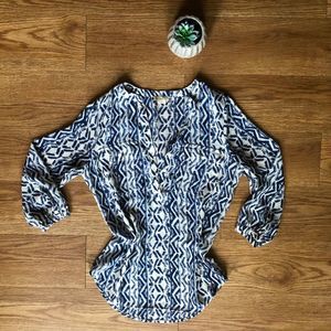 Lucky Brand tribal patterned shirt 🍀